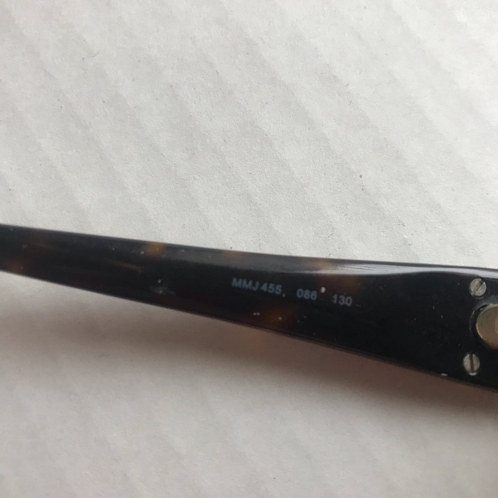 Marc Jacobs Reading Eyeglasses Frames Case & Cloth - image 8